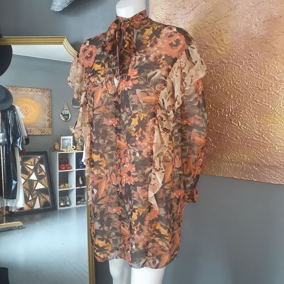 Aritzia Wilfred Bernadette Floral Mini Dress - Picture 5 of 13